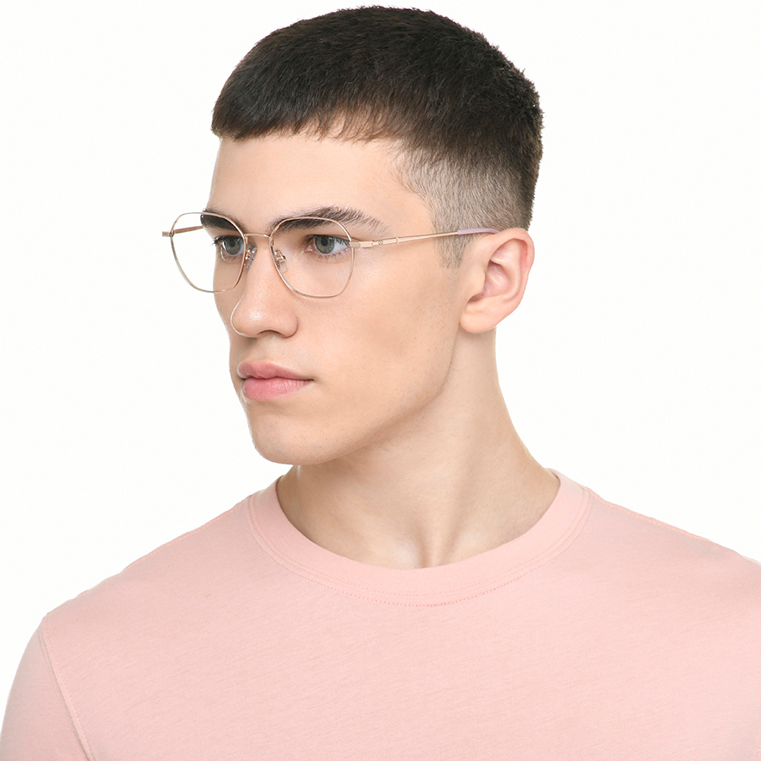 Vincent Chase Online Gold Full Rim Geometric right side