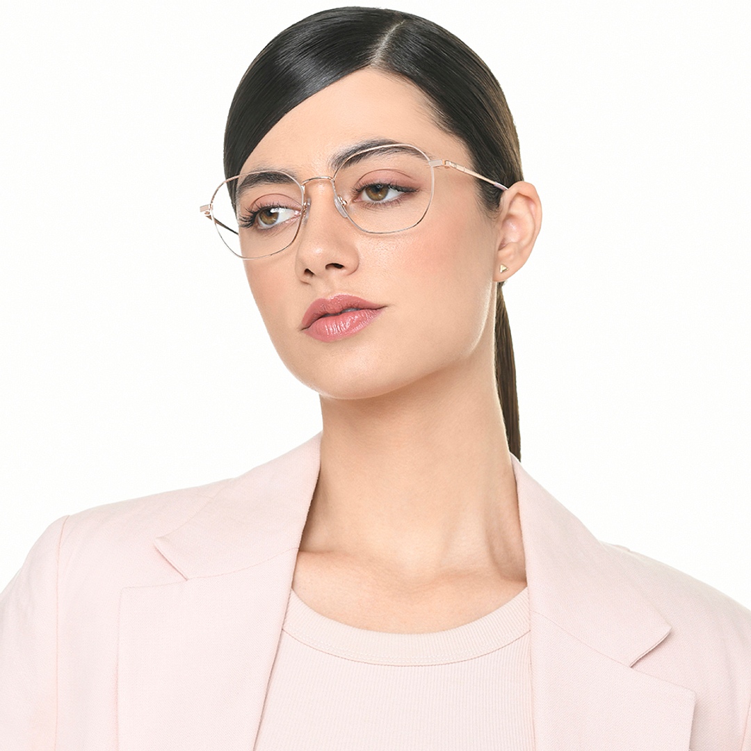 Vincent Chase Online Gold Full Rim Geometric right side