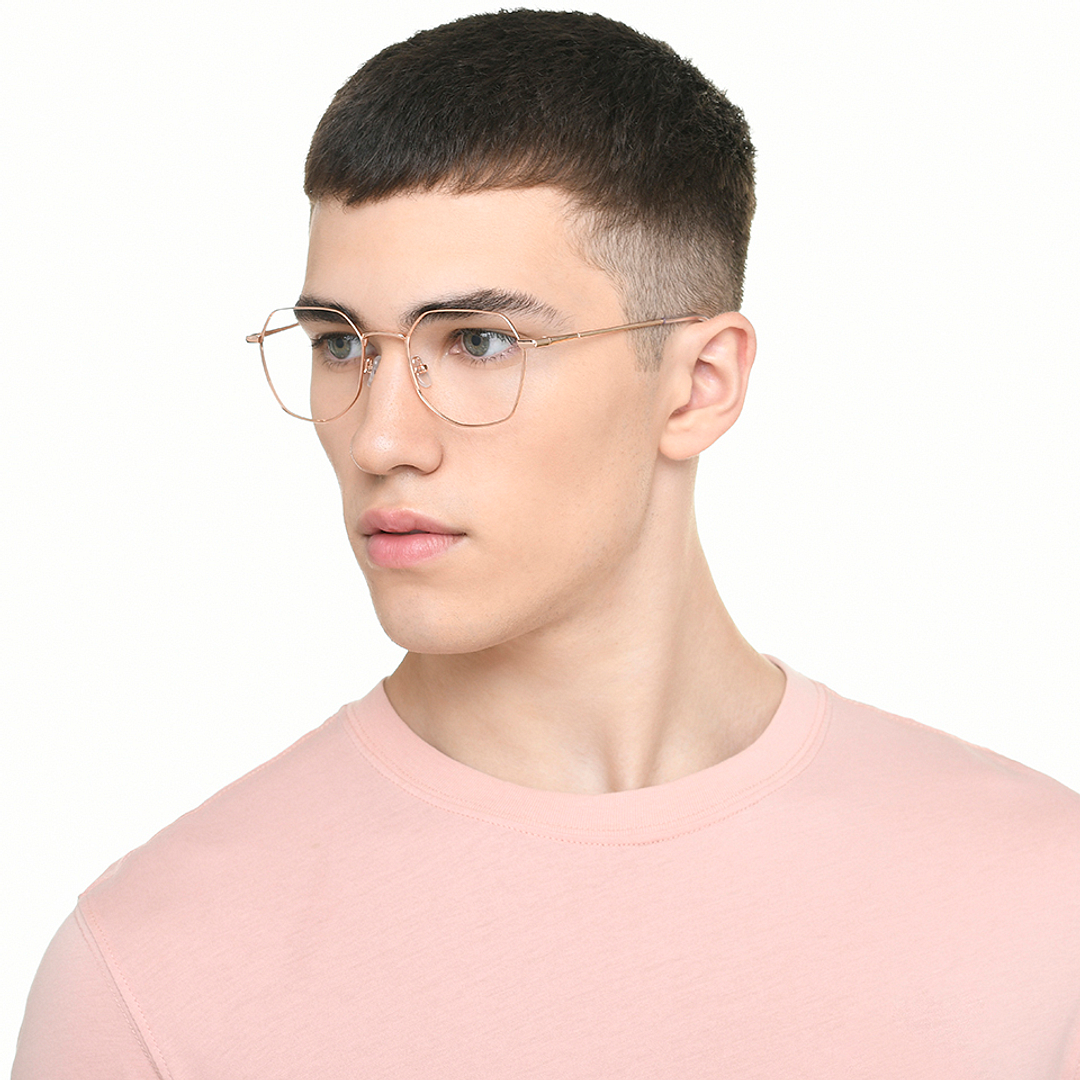 Vincent Chase Online Gold Full Rim Geometric right side