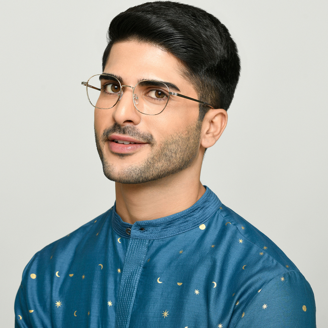 Vincent Chase Online Light Gunmetal Full Rim Square left side