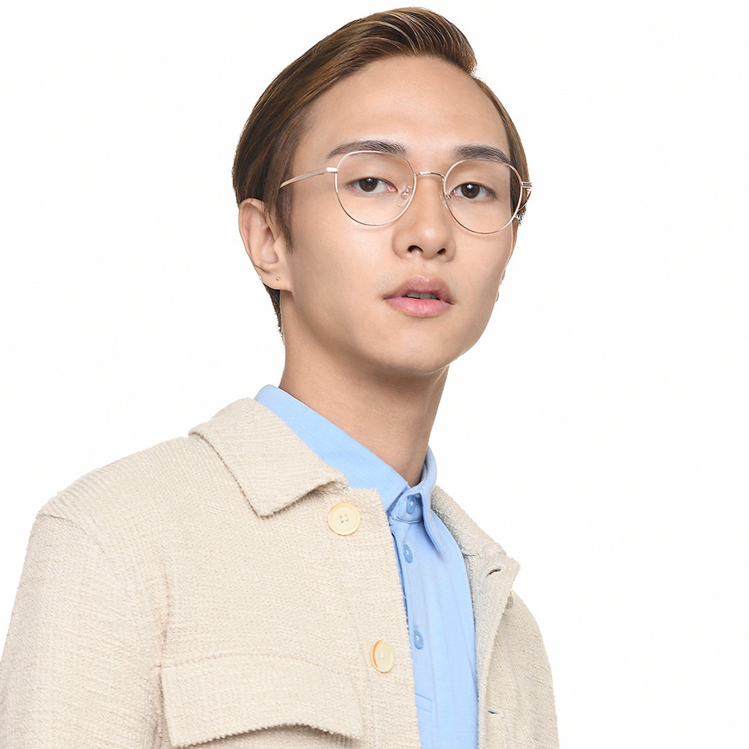 Vincent Chase Online Gold Full Rim Round left side