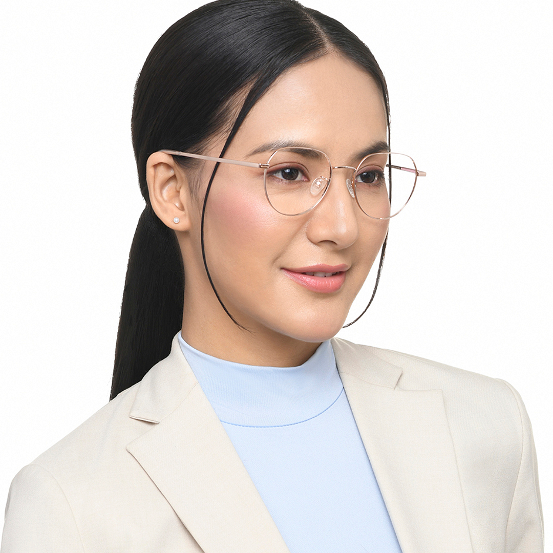 Vincent Chase Online Gold Full Rim Round right side