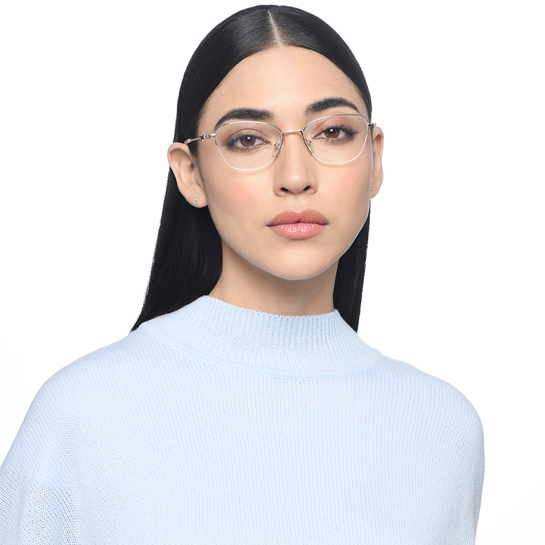 Vincent Chase Gold Half Rim Cat Eye right side