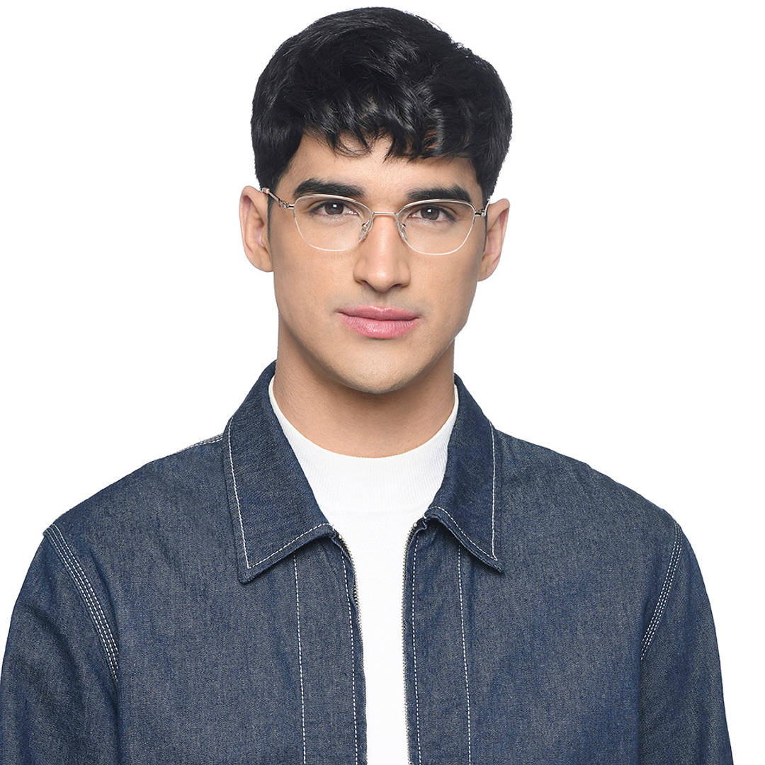 Vincent Chase Gold Half Rim Cat Eye right side