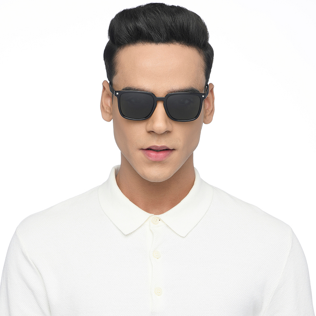 Vincent Chase Polarized Black Full Rim Square right side