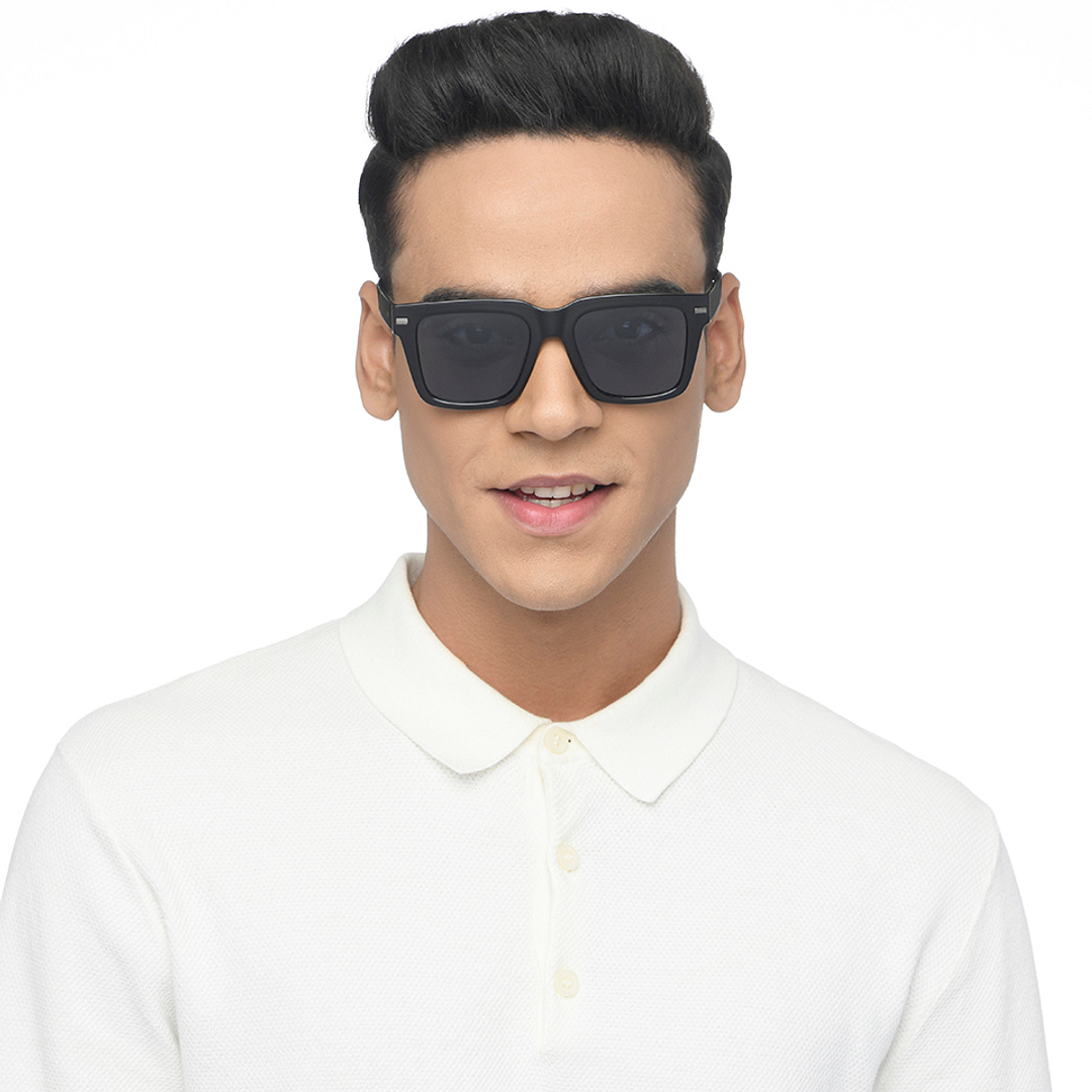 Vincent Chase Polarized Black Full Rim Square right side