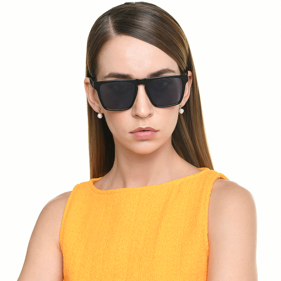 Vincent Chase Polarized Black Full Rim Square right side