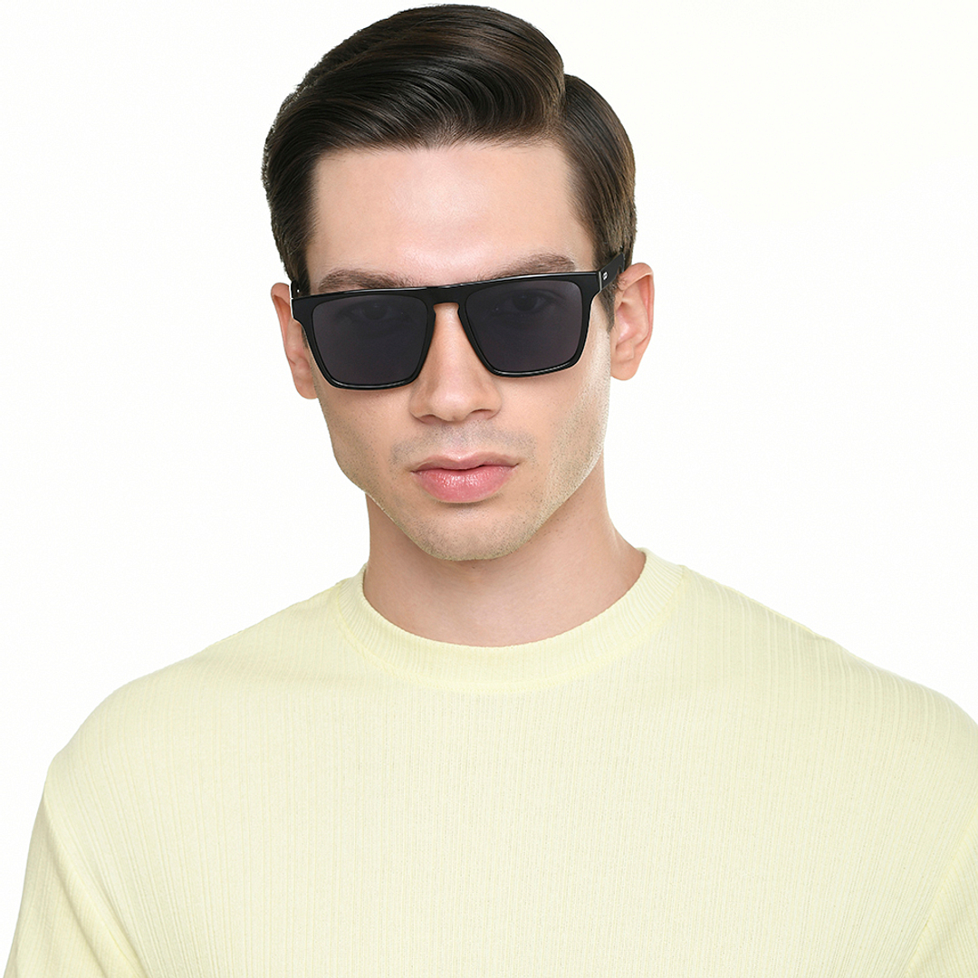 Vincent Chase Polarized Black Full Rim Square right side