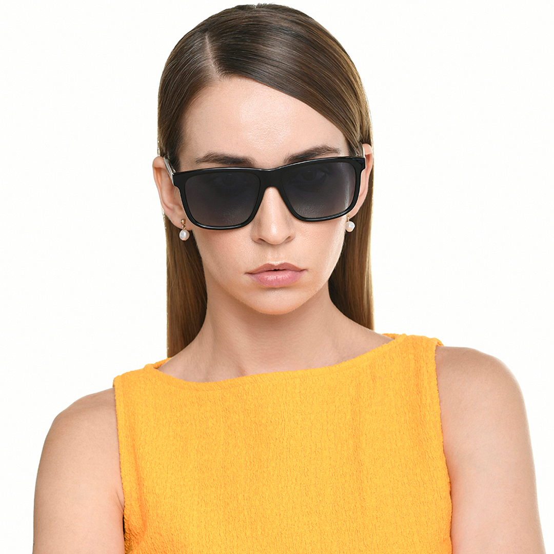 فينسنت تشيس المستقطب أسود حافة كاملة المستطيل left side