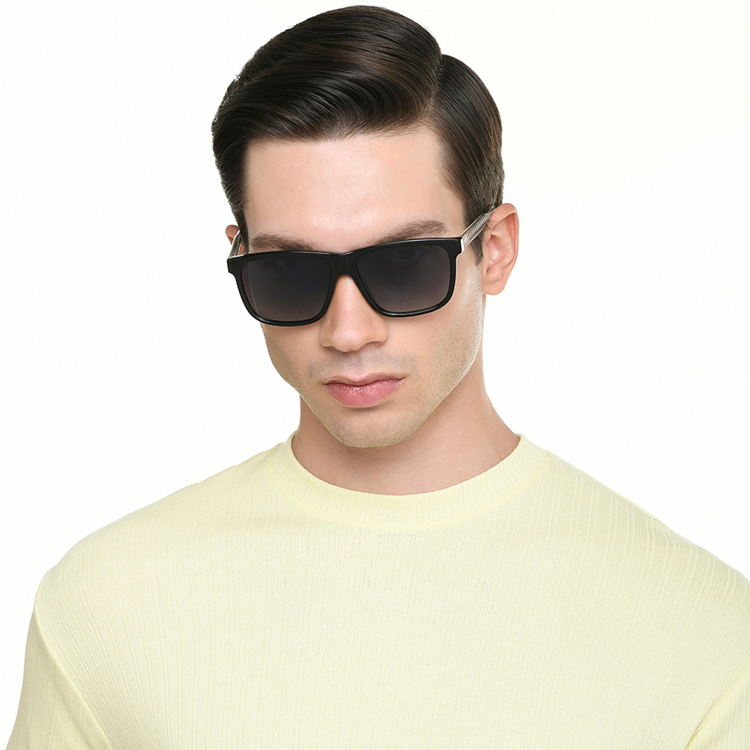 فينسنت تشيس المستقطب أسود حافة كاملة المستطيل left side