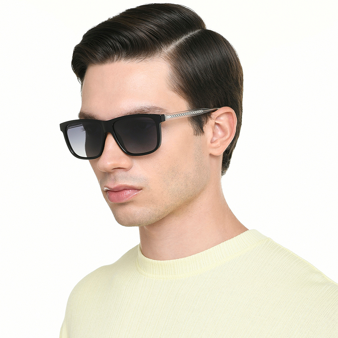 فينسنت تشيس المستقطب أسود حافة كاملة المستطيل right side