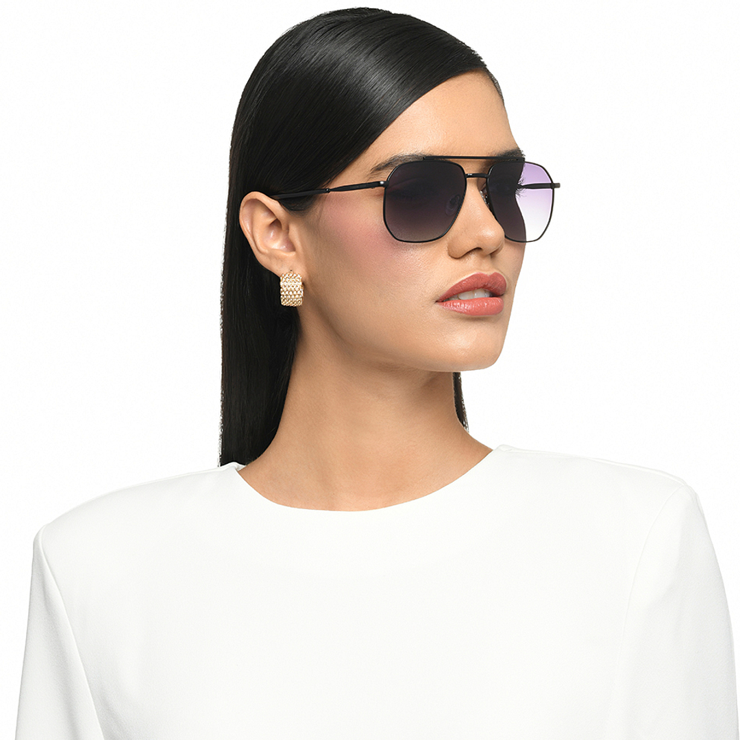 Vincent Chase Polarized Black Full Rim Rectangle right side