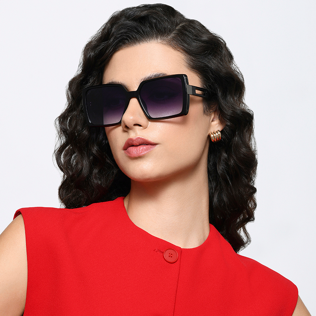 Vincent Chase Online Black Full Rim Square right side