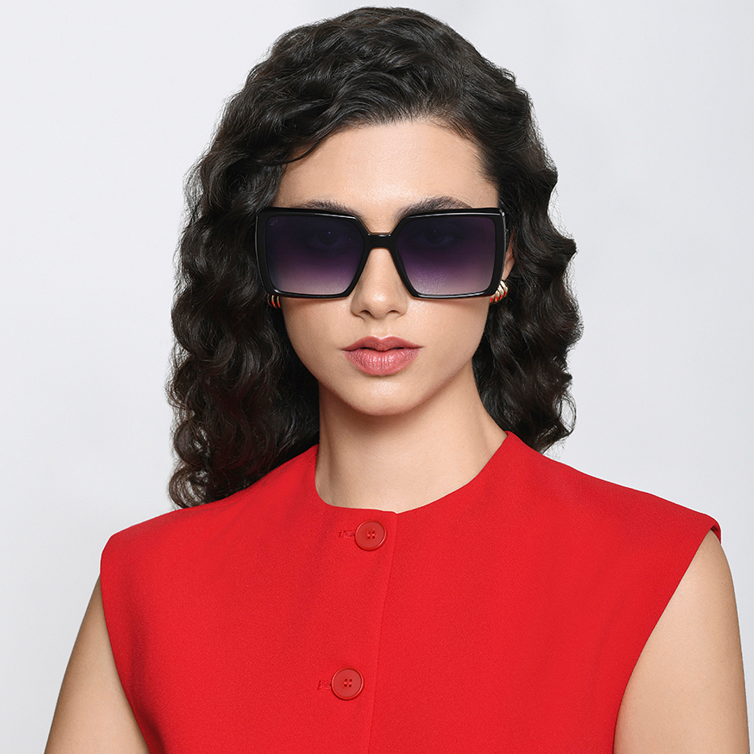 Vincent Chase Online Black Full Rim Square left side