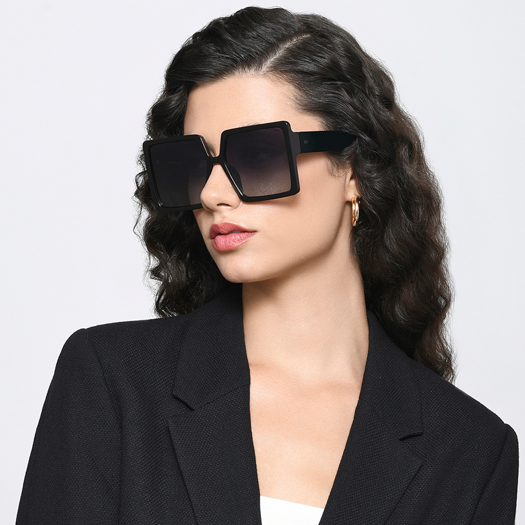 Vincent Chase Online Black Full Rim Square right side