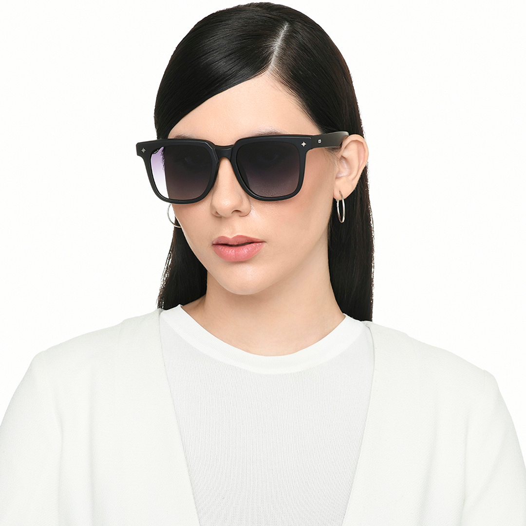 Vincent Chase Black Full Rim Rectangle right side