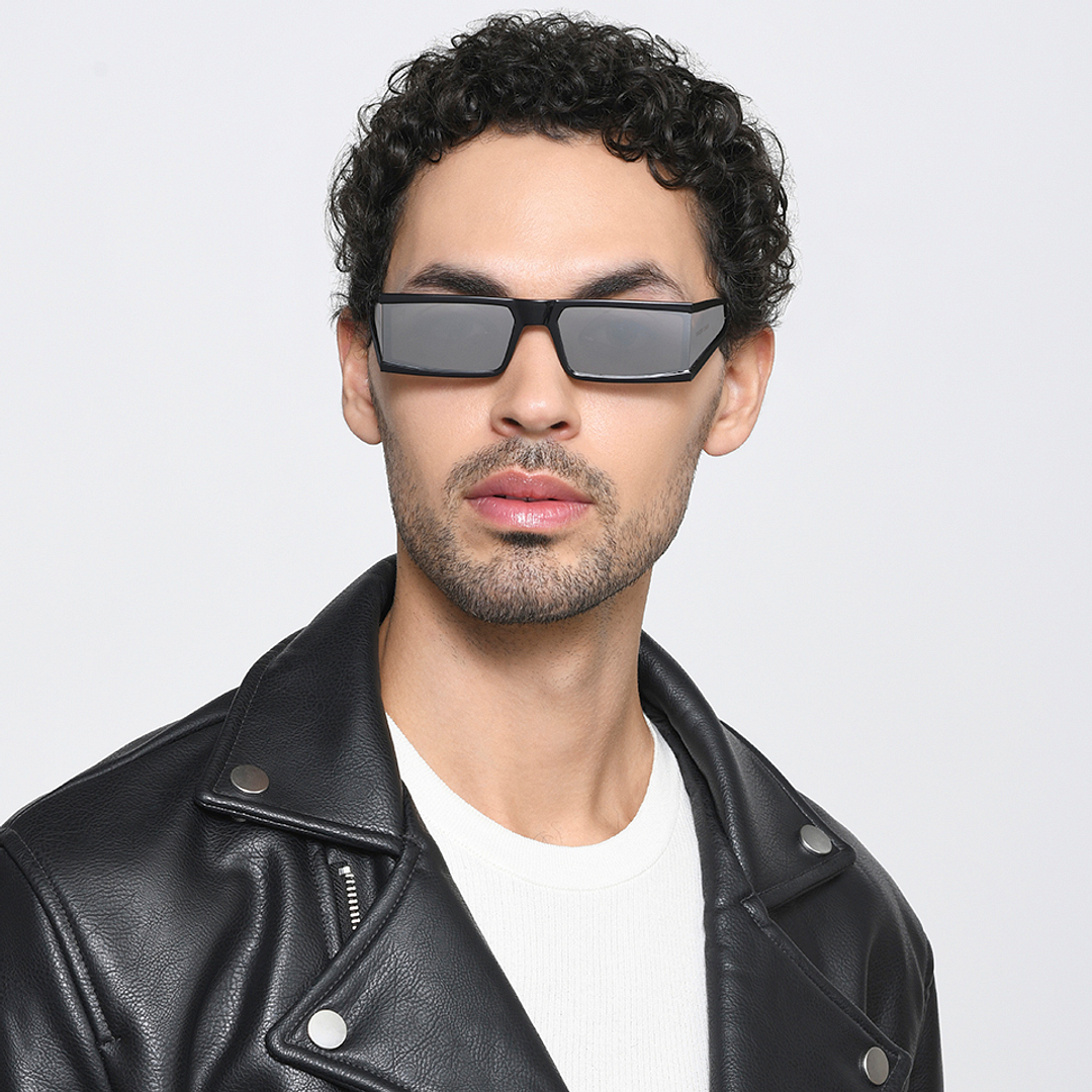 Vincent Chase Online Black Half Rim Square right side