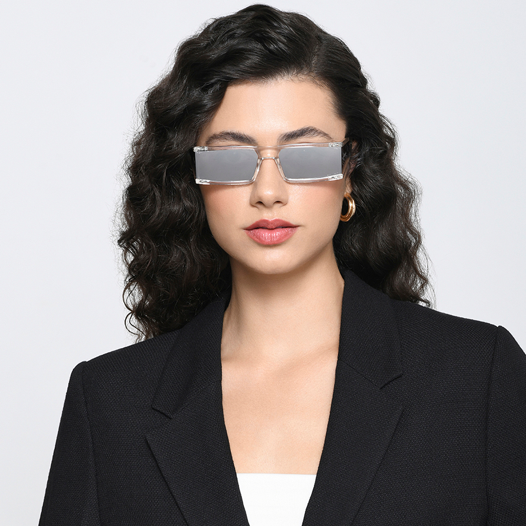 Vincent Chase Online Crystal Half Rim Square left side