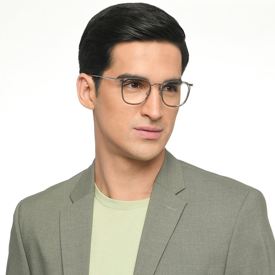 Vincent Chase Mid Gunmetal Full Rim Square right side