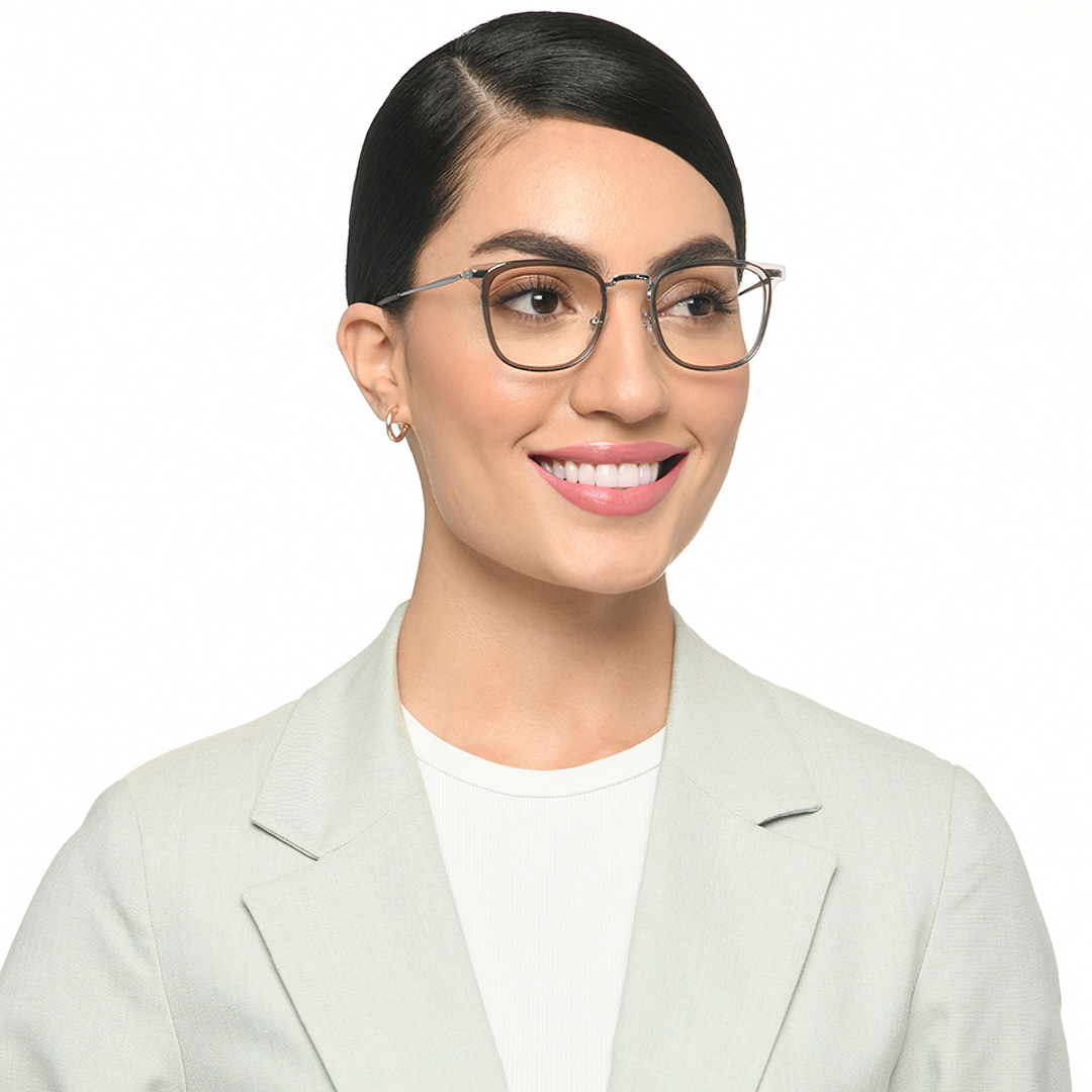 Vincent Chase Mid Gunmetal Full Rim Square right side