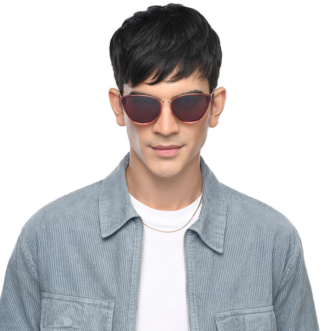 Vincent Chase Online Gold Full Rim Cat Eye left side