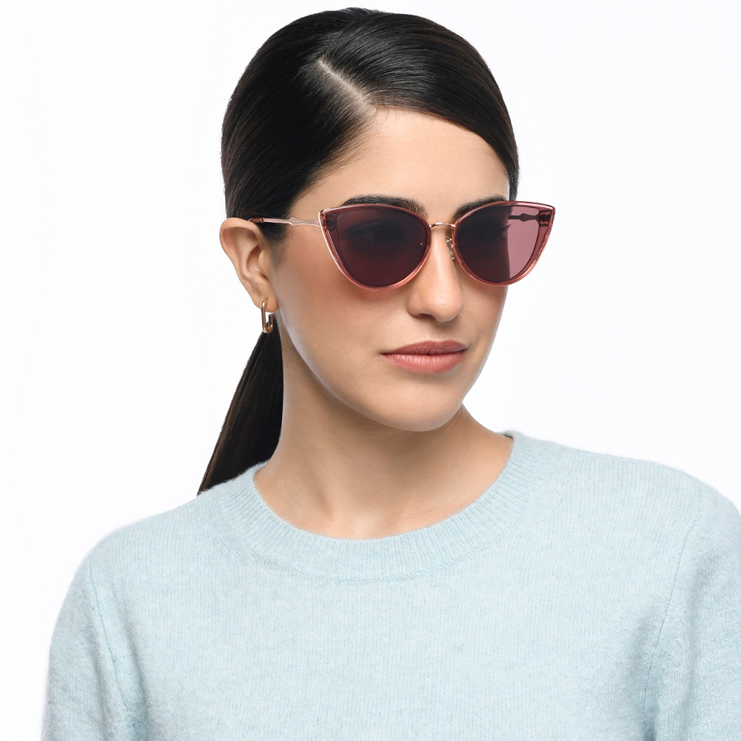 Vincent Chase Online Gold Full Rim Cat Eye right side