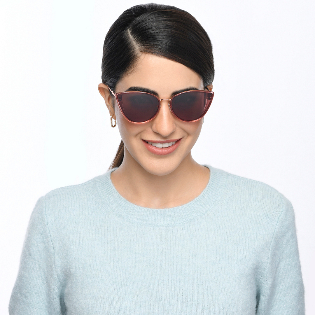 Vincent Chase Online Gold Full Rim Cat Eye left side