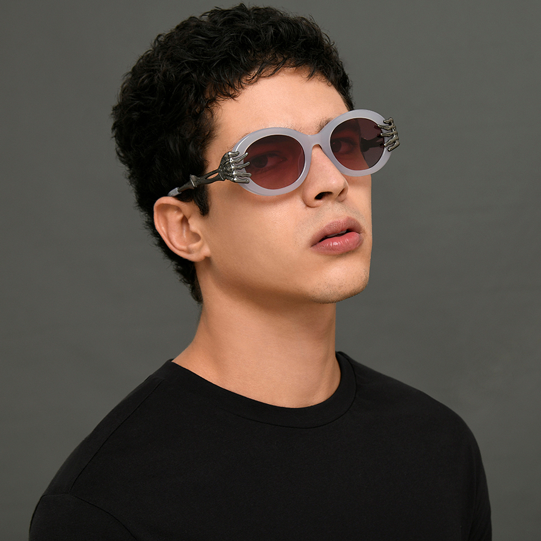 Vincent Chase Online Purple Full Rim Round left side