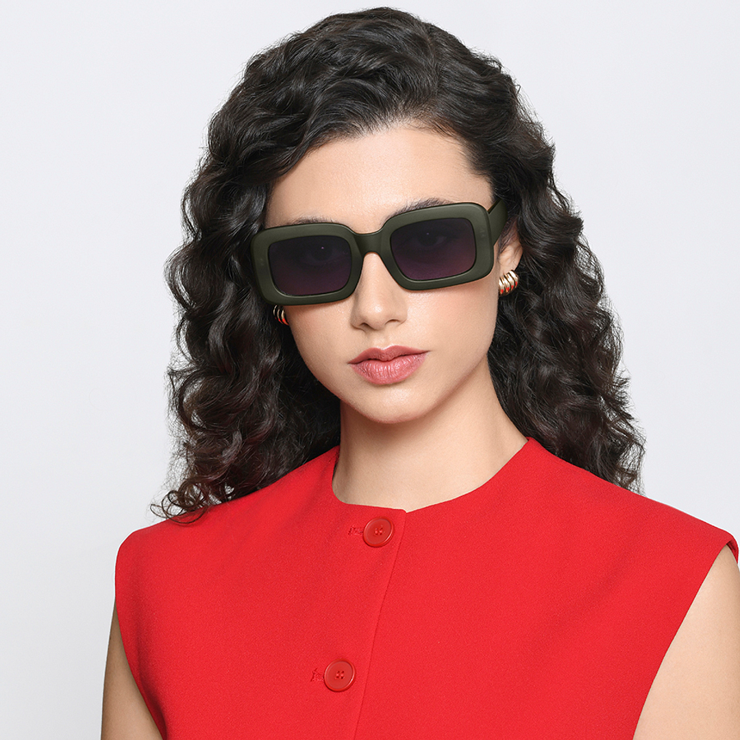 Vincent Chase Online Green Full Rim Rectangle right side