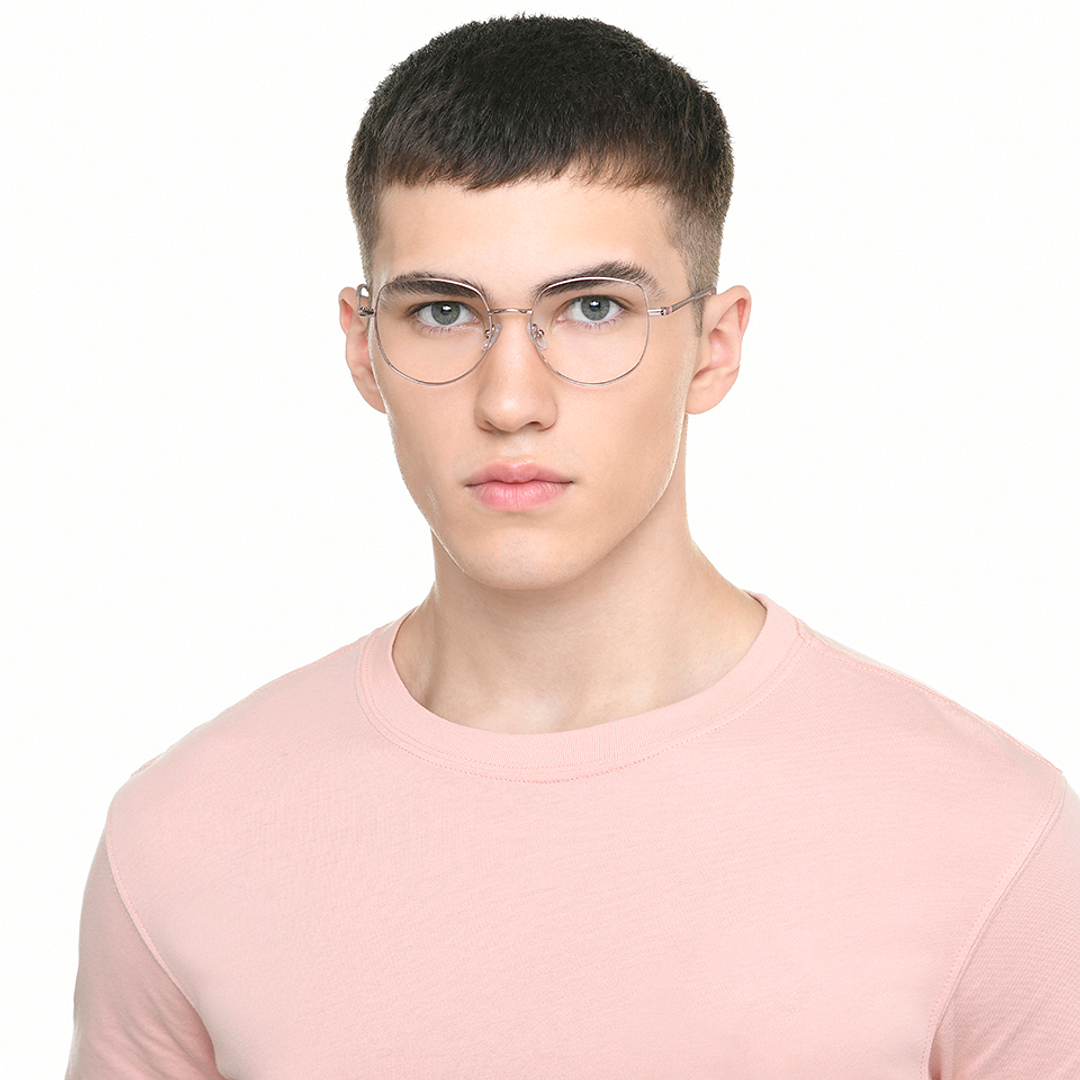 Vincent Chase Online Rose Gold Full Rim Geometric left side