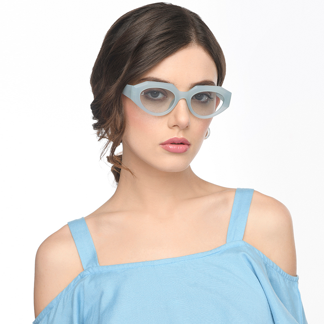 Vincent Chase Online Blue Full Rim Geometric right side