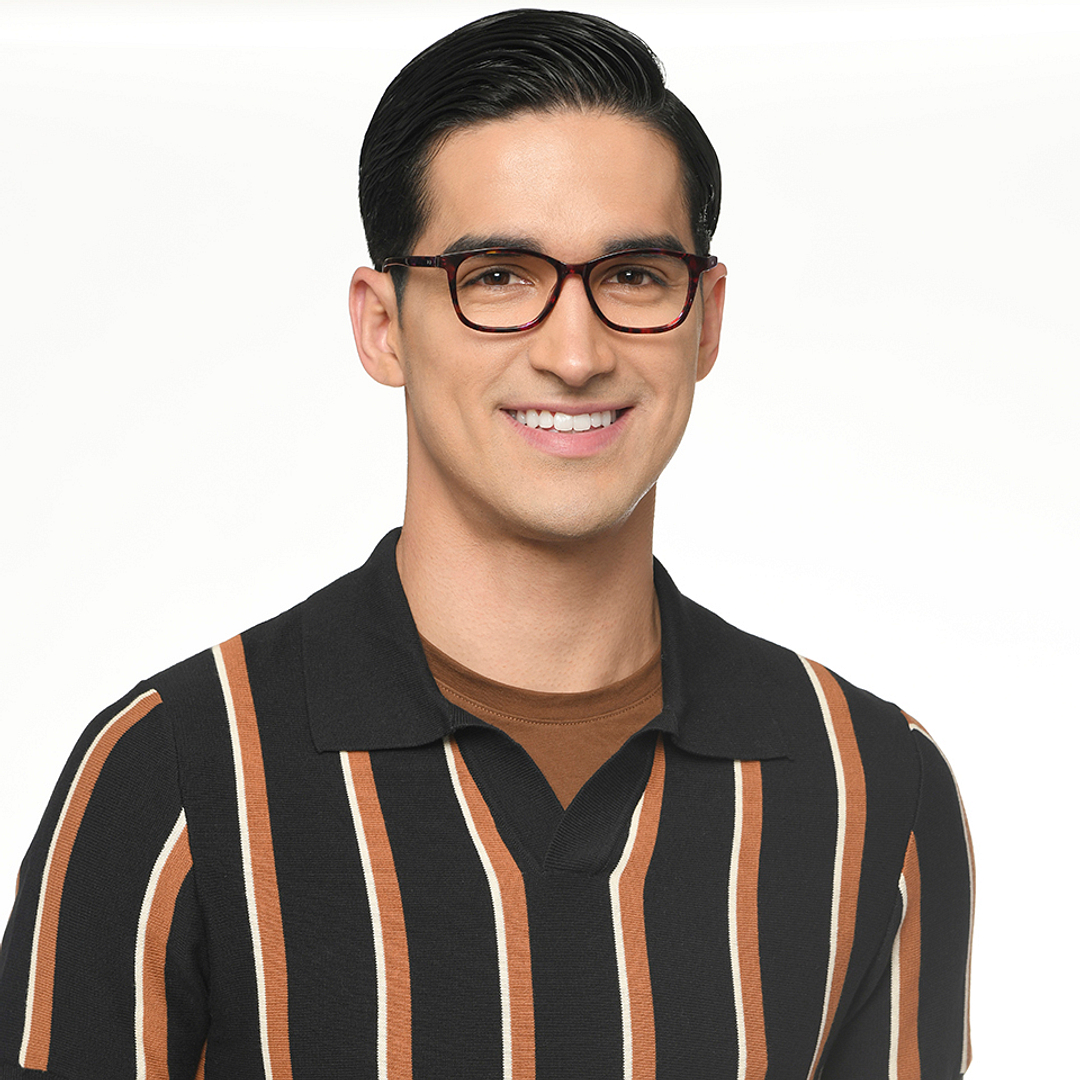 Vincent Chase Tortoise Full Rim Rectangle left side