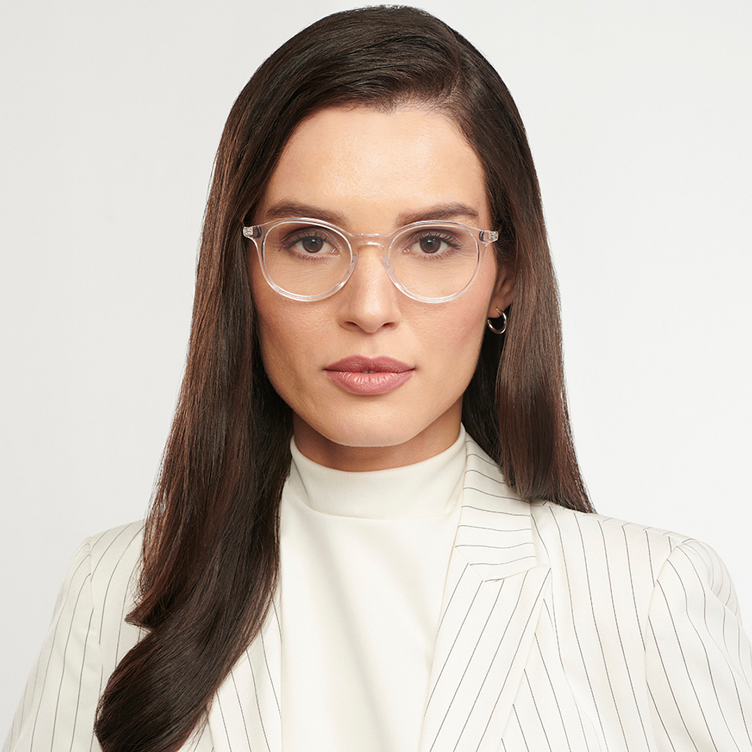 Vincent Chase Crystal Full Rim Round right side