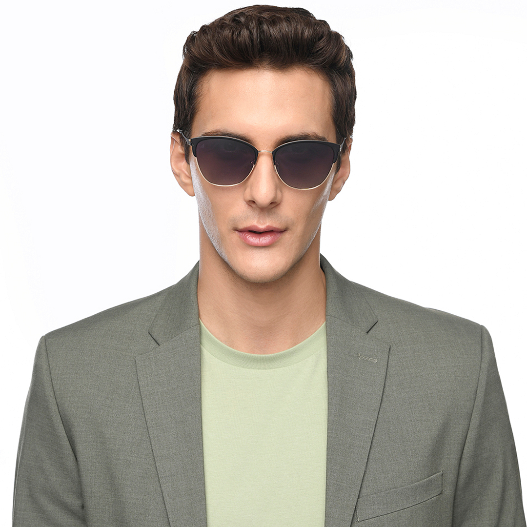 Vincent Chase Polarized Black Full Rim Cat Eye right side