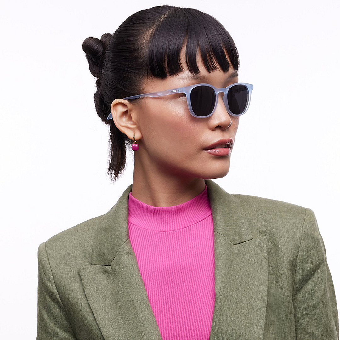 Lenskart Hustlr Online Blue sky Full Rim Square right side