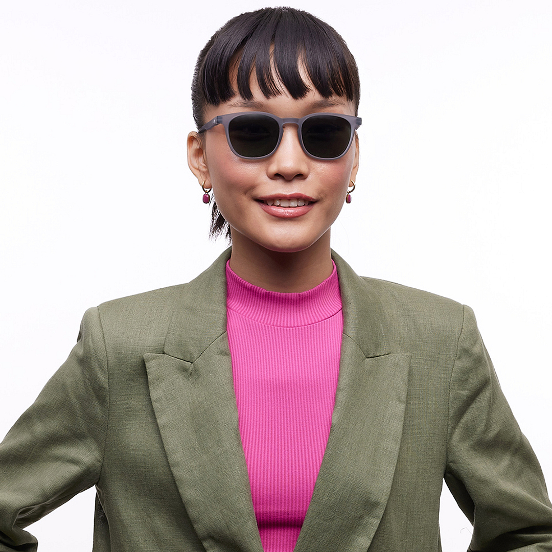 Lenskart Hustlr Online GreyStone Full Rim Square left side