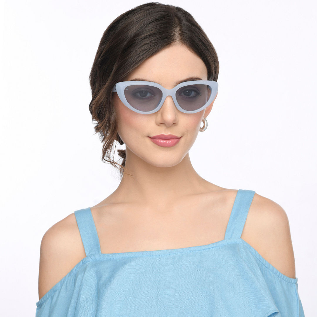 Vincent Chase Online Blue Full Rim Cat Eye right side