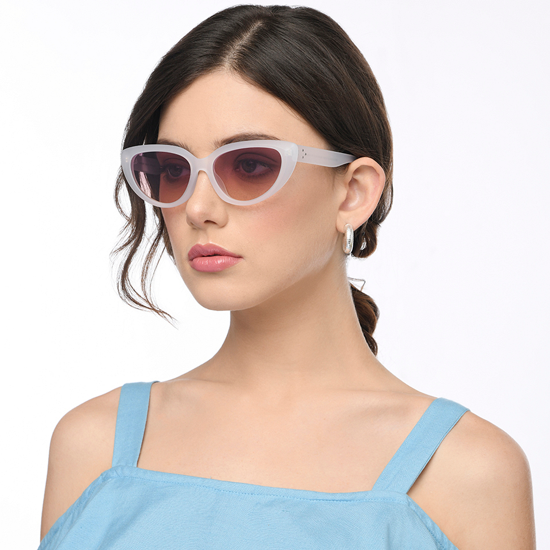 Vincent Chase Online Crystal Full Rim Cat Eye left side