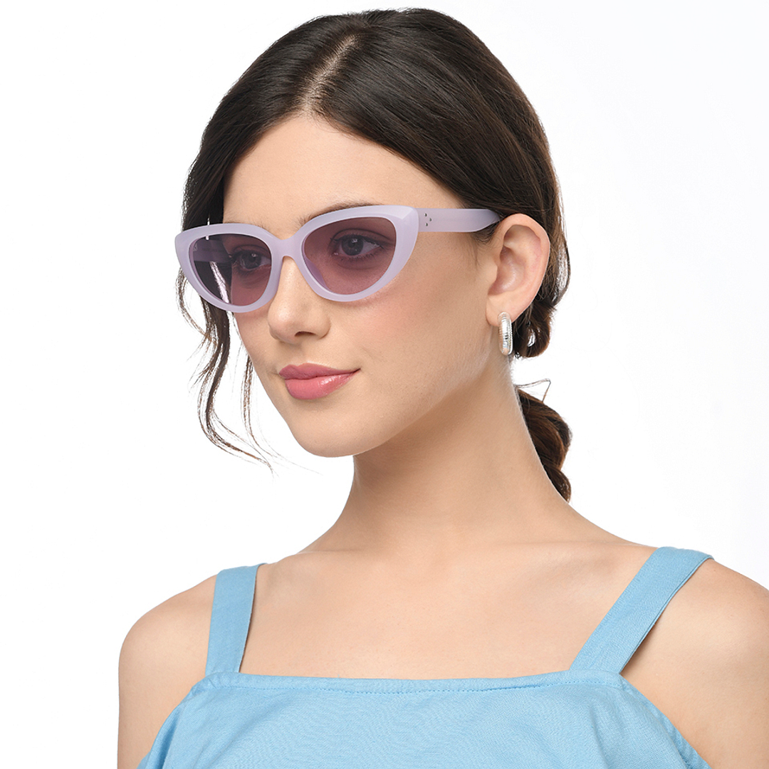 Vincent Chase Online Purple Full Rim Cat Eye left side