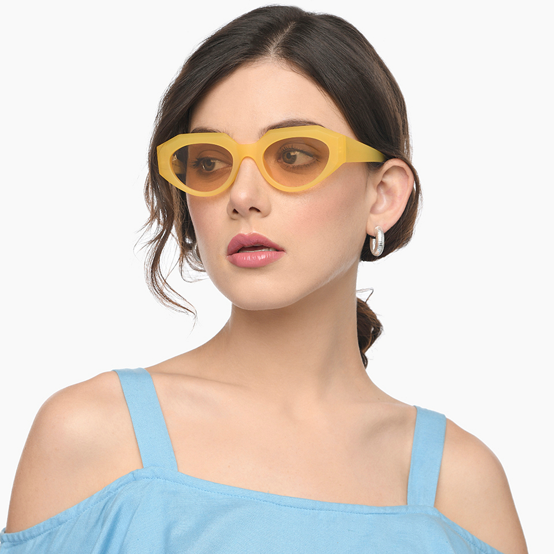 Vincent Chase Online Yellow Full Rim Geometric left side