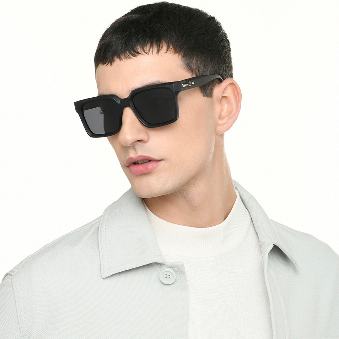 Vincent Chase Polarized Black Full Rim Rectangle right side