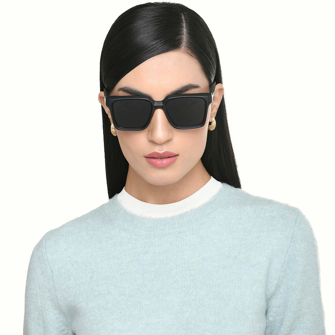 Vincent Chase Polarized Black Full Rim Rectangle right side