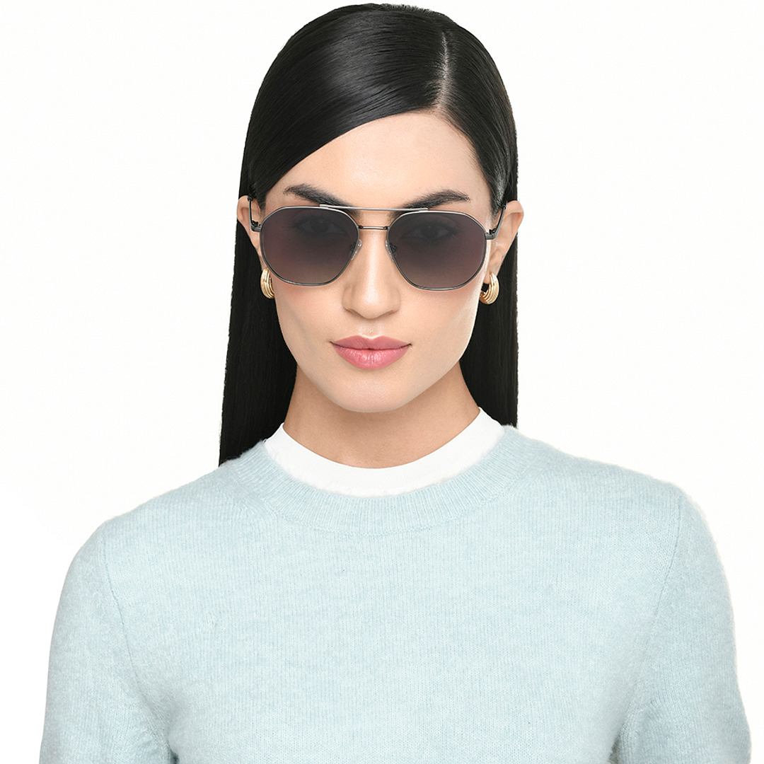 Vincent Chase Polarized Gunmetal Full Rim Geometric right side