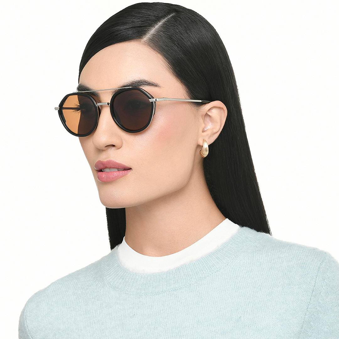 Vincent Chase Online Black Full Rim Round right side