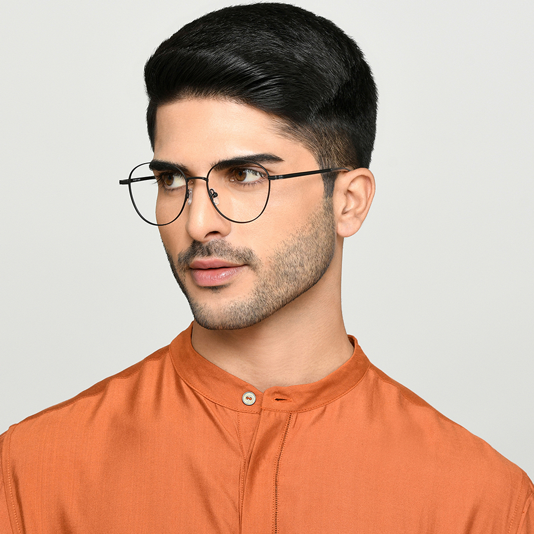 Vincent Chase Online Black Full Rim Geometric right side