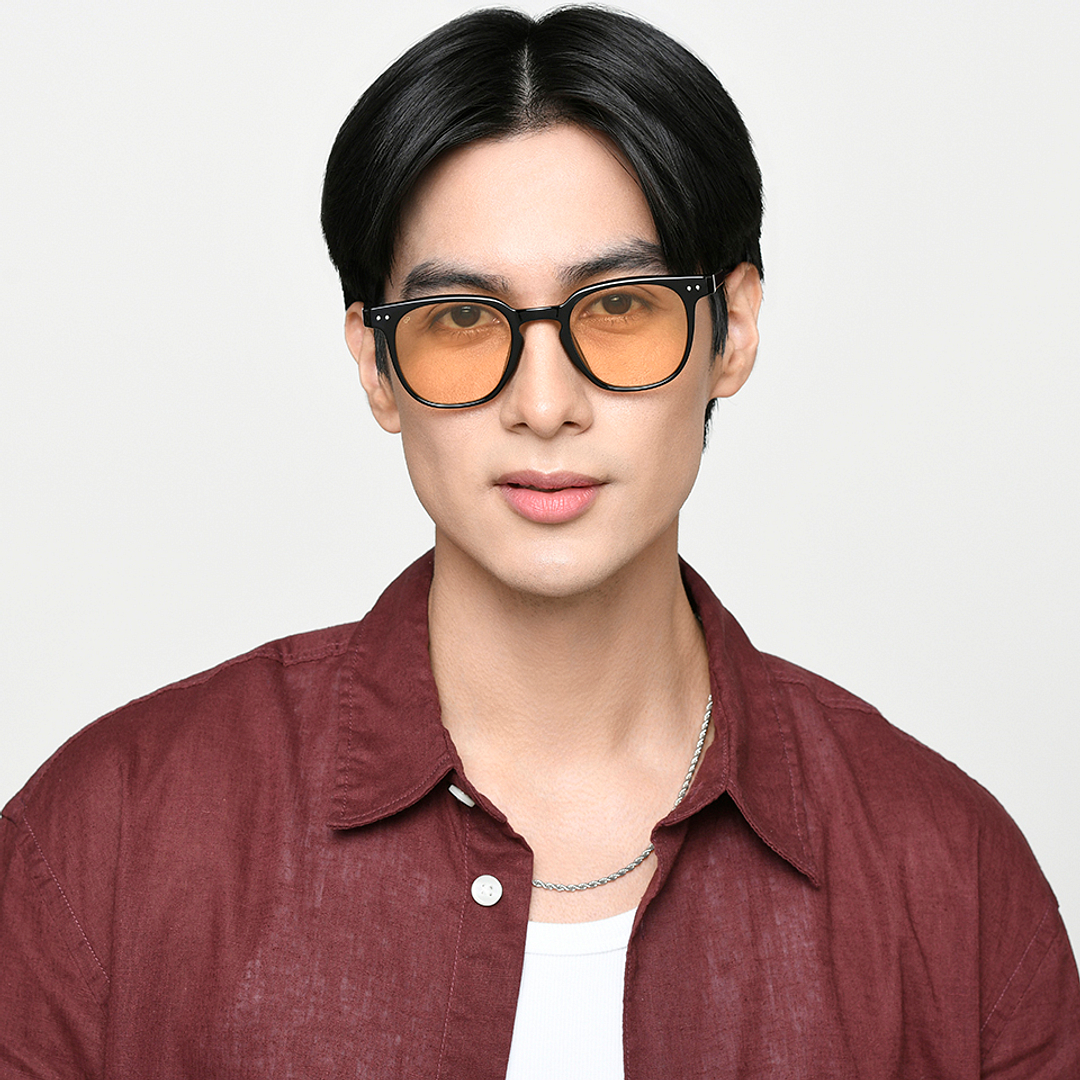 Vincent Chase Online Black Full Rim Round left side