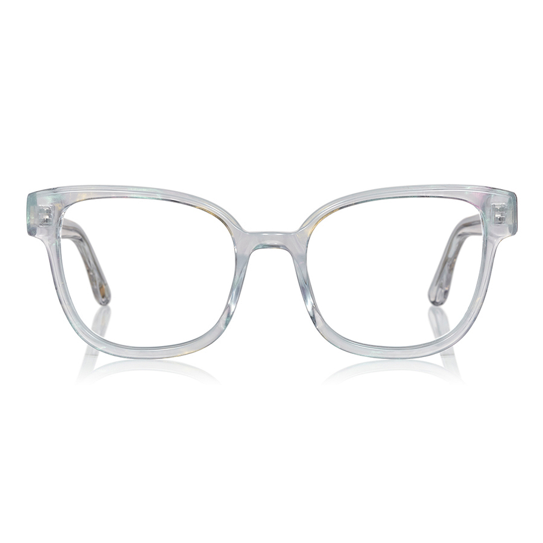 +NICHE Clear White Full Rim Fox right side