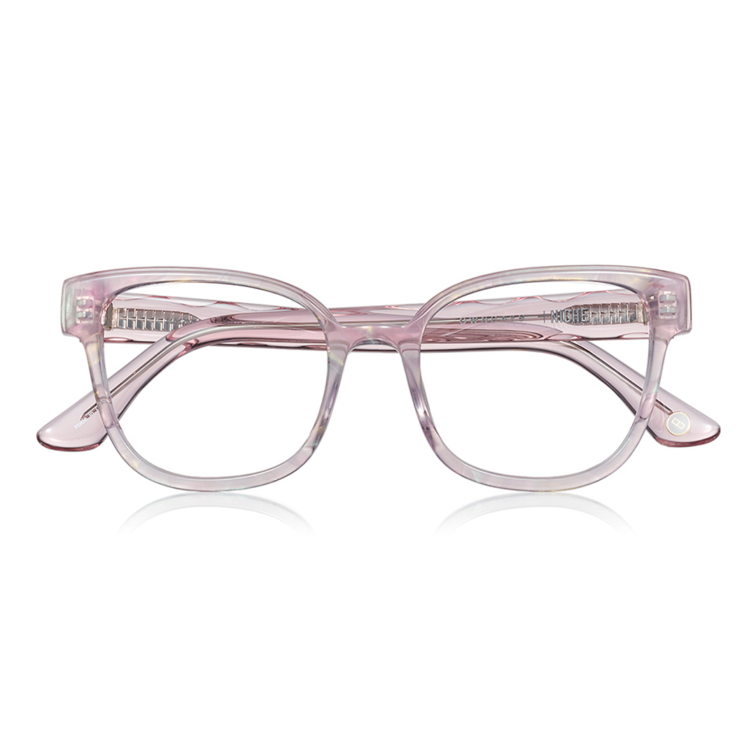 +NICHE Clear Pink Full Rim Fox right side