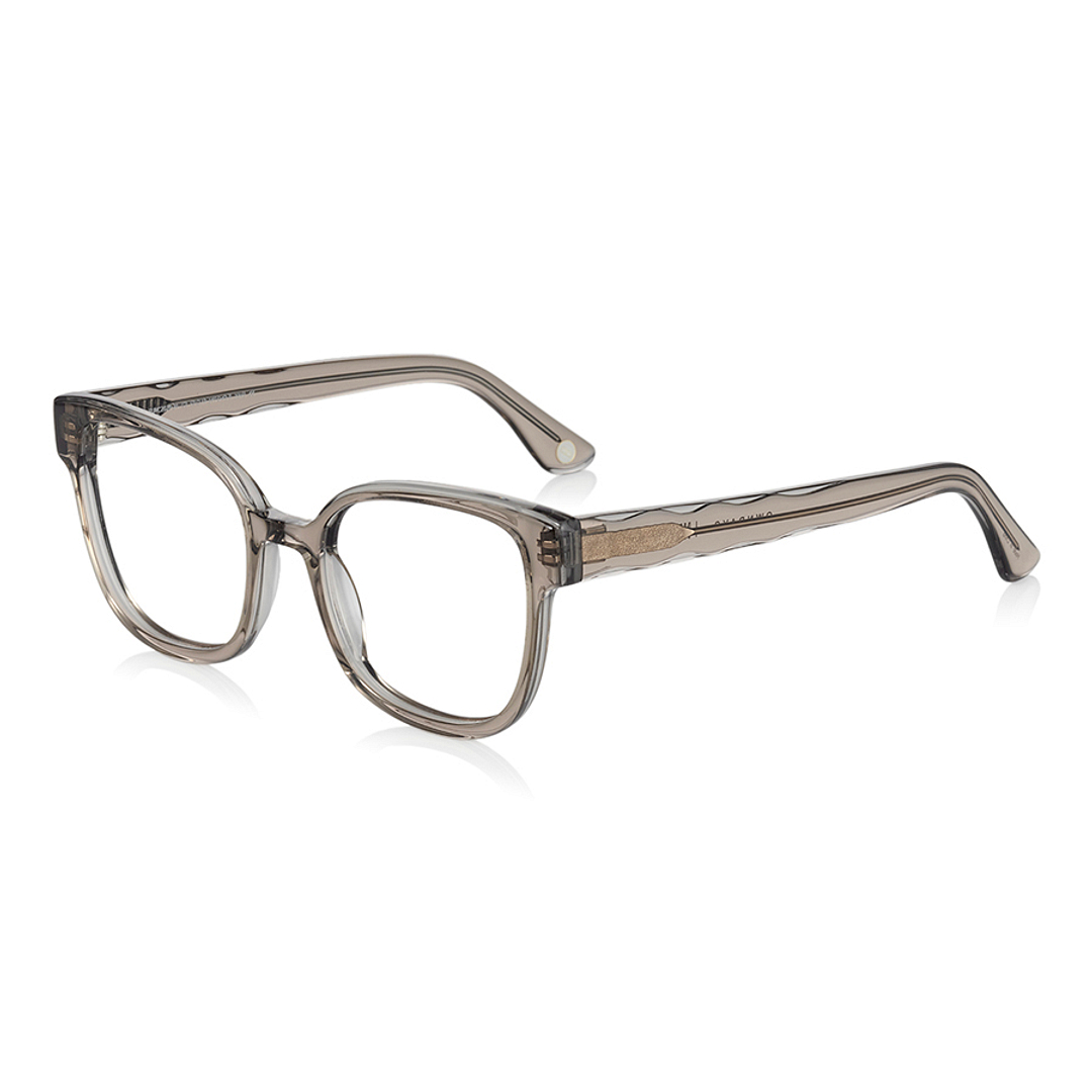 +NICHE Clear Gray Full Rim Fox left side