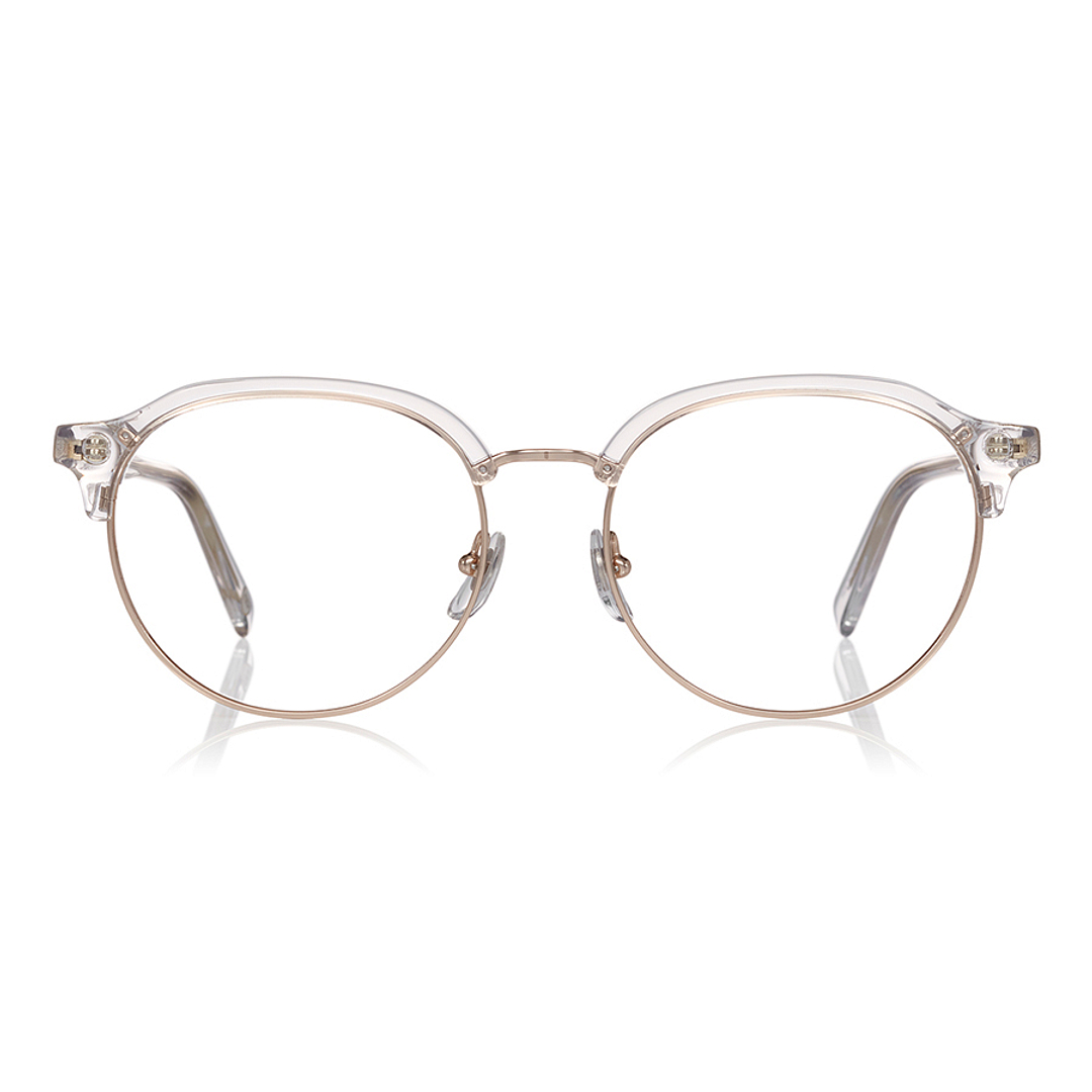 +NICHE Crystal Transparent Full Rim Sirmont Glasses right side